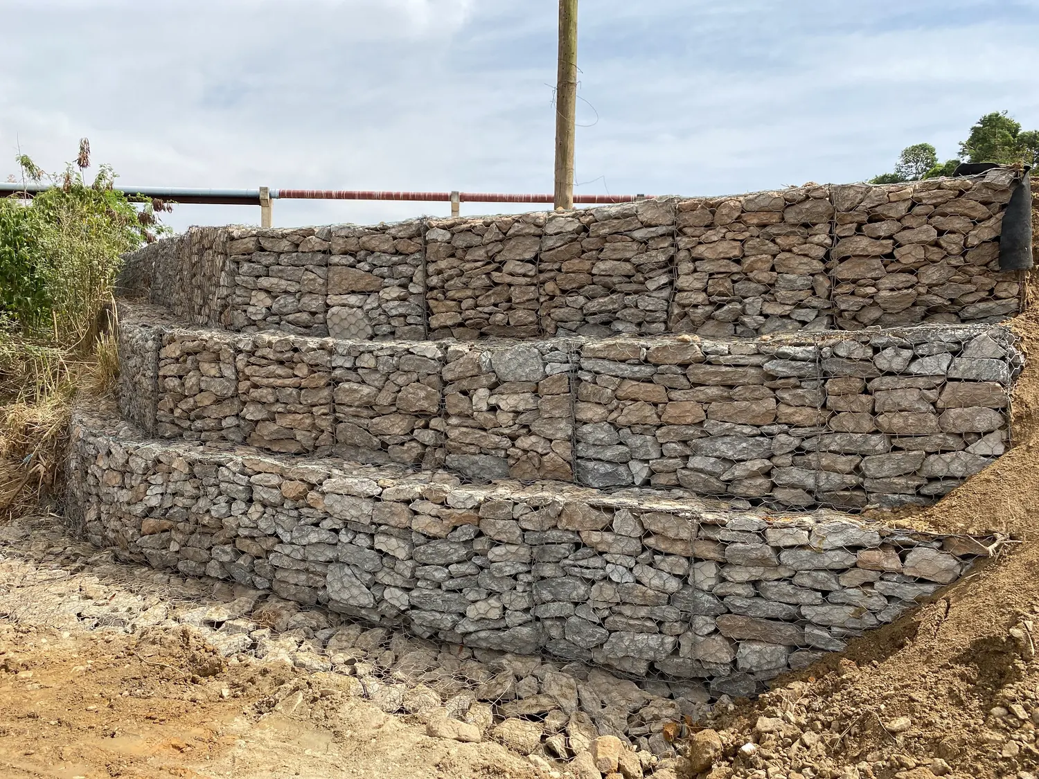 Contenções e Obras de Arte — obra executada pela Soleeng