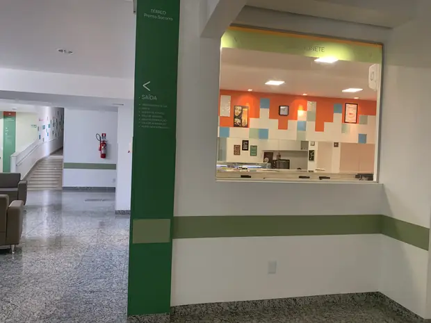 Recepção e atendimento — obra executada pela Soleeng